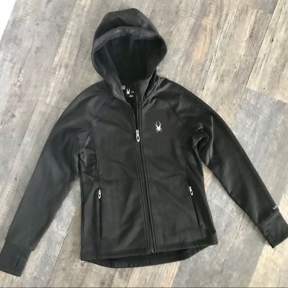 Spyder Black Hoodie